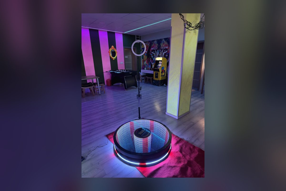 Glass Light 360Booth 90cm